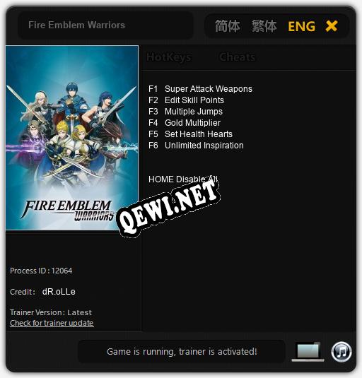 Fire Emblem Warriors: Читы, Трейнер +6 [dR.oLLe]