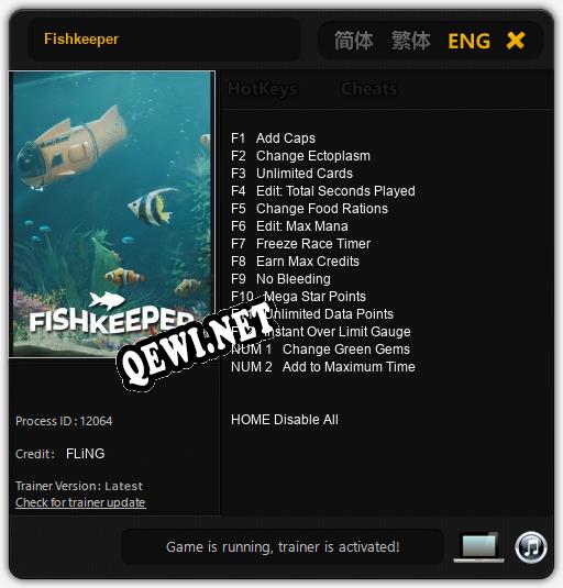 Fishkeeper: Читы, Трейнер +14 [FLiNG]