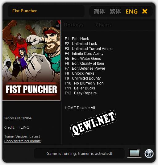 Fist Puncher: ТРЕЙНЕР И ЧИТЫ (V1.0.92)