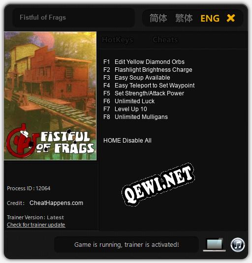 Трейнер для Fistful of Frags [v1.0.4]