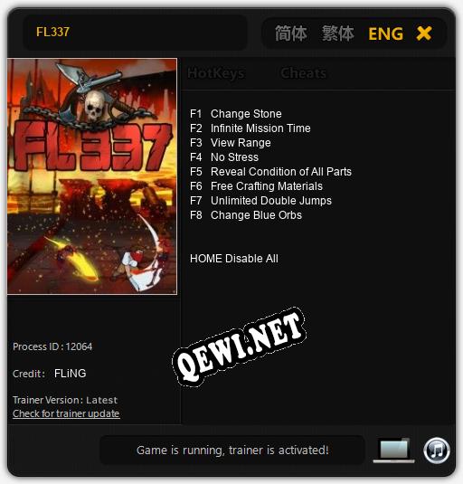 Трейнер для FL337 [v1.0.4]