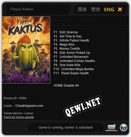 Flippin Kaktus: ТРЕЙНЕР И ЧИТЫ (V1.0.60)