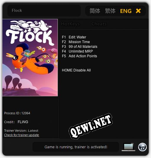 Трейнер для Flock [v1.0.2]