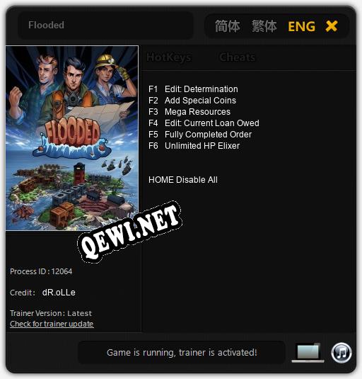 Flooded: Трейнер +6 [v1.6]