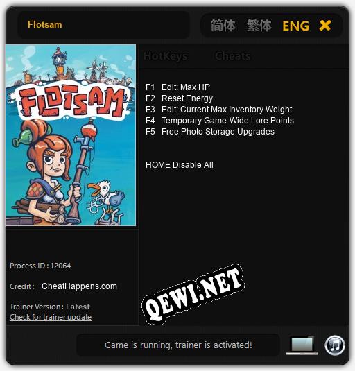 Flotsam: Читы, Трейнер +5 [CheatHappens.com]