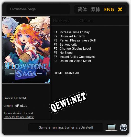 Трейнер для Flowstone Saga [v1.0.7]