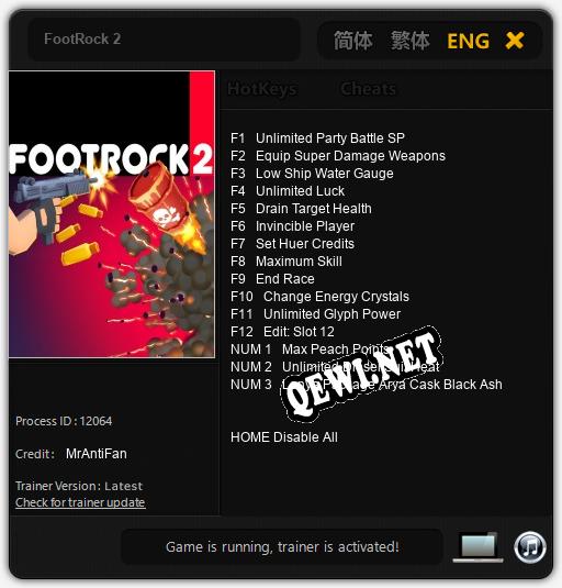 FootRock 2: Читы, Трейнер +15 [MrAntiFan]