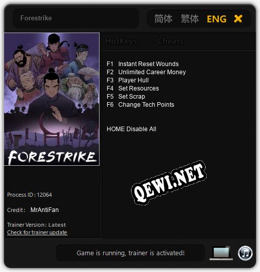 Forestrike: Читы, Трейнер +6 [MrAntiFan]