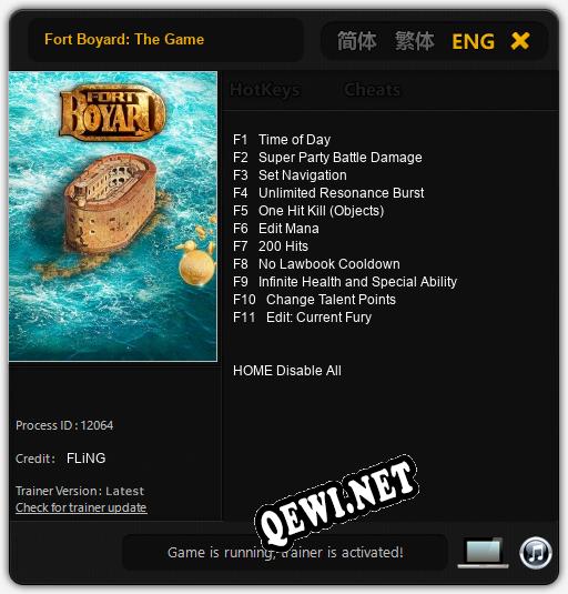 Fort Boyard: The Game: Читы, Трейнер +11 [FLiNG]