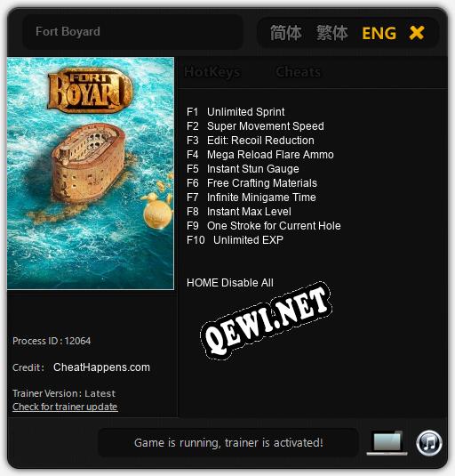 Fort Boyard: Трейнер +10 [v1.4]