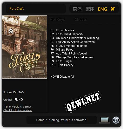 Fort Craft: Читы, Трейнер +10 [FLiNG]