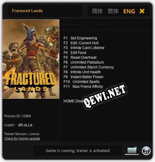 Fractured Lands: Читы, Трейнер +11 [dR.oLLe]