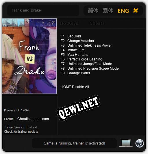 Frank and Drake: ТРЕЙНЕР И ЧИТЫ (V1.0.27)