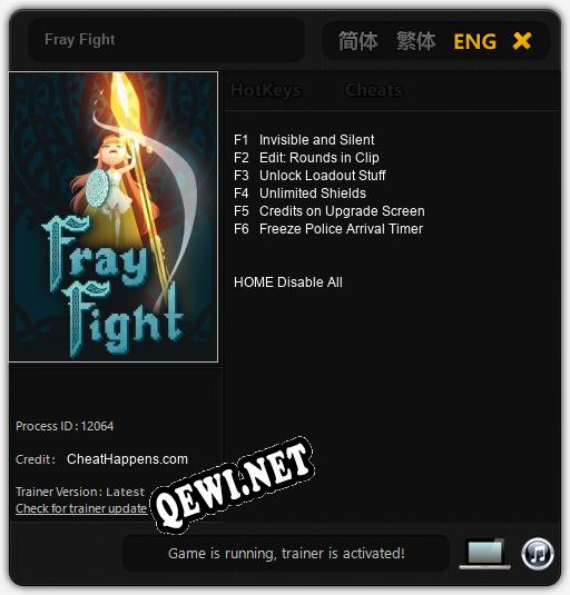 Fray Fight: Трейнер +6 [v1.8]