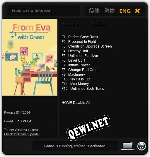 From Eva with Green: ТРЕЙНЕР И ЧИТЫ (V1.0.71)