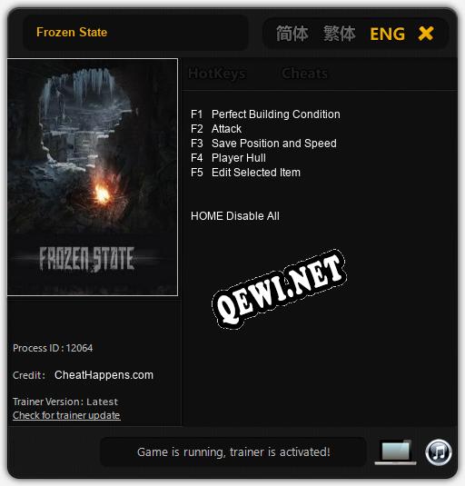 Frozen State: Трейнер +5 [v1.2]