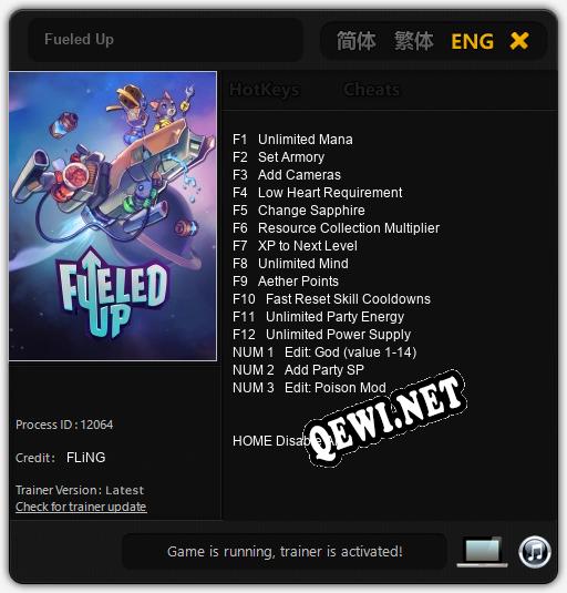 Fueled Up: ТРЕЙНЕР И ЧИТЫ (V1.0.31)