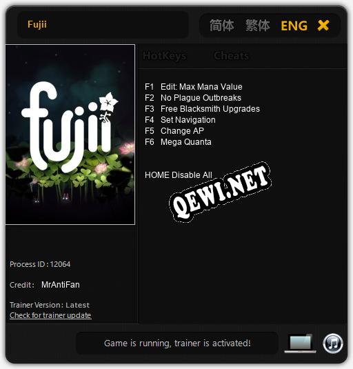 Fujii: Читы, Трейнер +6 [MrAntiFan]