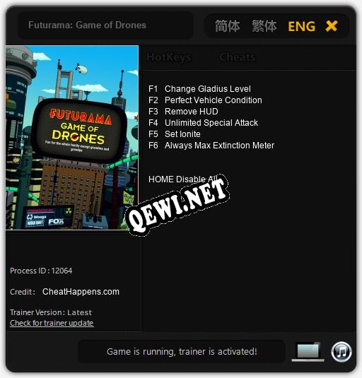 Futurama: Game of Drones: ТРЕЙНЕР И ЧИТЫ (V1.0.73)