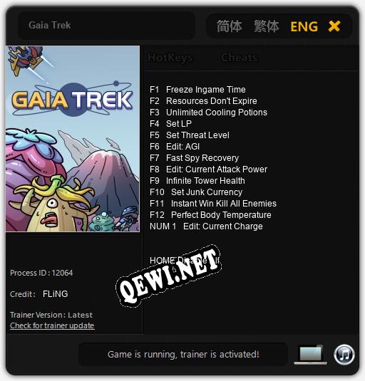 Gaia Trek: Читы, Трейнер +13 [FLiNG]