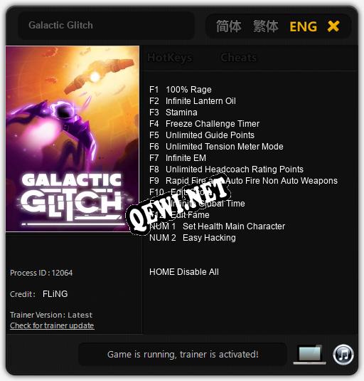 Galactic Glitch: Читы, Трейнер +14 [FLiNG]