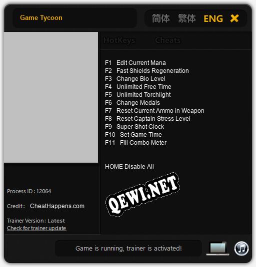 Трейнер для Game Tycoon [v1.0.7]