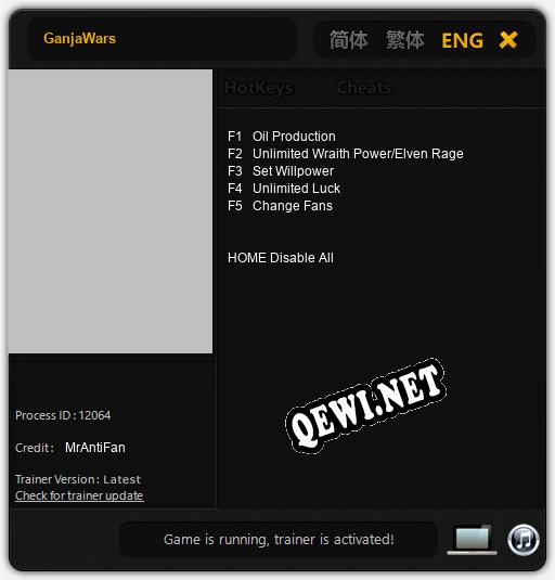 GanjaWars: ТРЕЙНЕР И ЧИТЫ (V1.0.25)