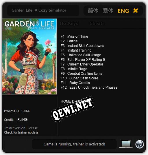 Garden Life: A Cozy Simulator: Читы, Трейнер +12 [FLiNG]