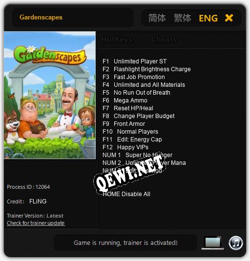 Gardenscapes: Читы, Трейнер +15 [FLiNG]