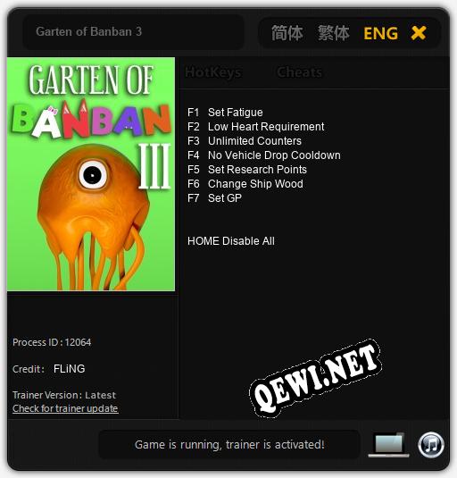 Garten of Banban 3: ТРЕЙНЕР И ЧИТЫ (V1.0.2)