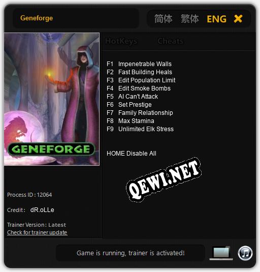 Geneforge: Читы, Трейнер +9 [dR.oLLe]
