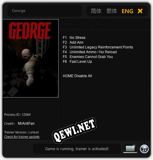 George: ТРЕЙНЕР И ЧИТЫ (V1.0.38)