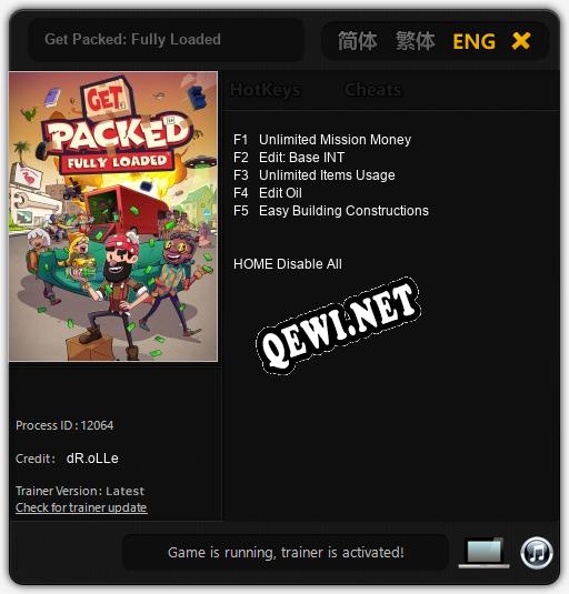 Get Packed: Fully Loaded: Читы, Трейнер +5 [dR.oLLe]