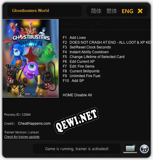 Ghostbusters World: Читы, Трейнер +10 [CheatHappens.com]
