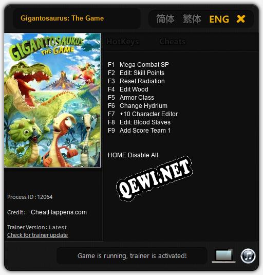 Gigantosaurus: The Game: Читы, Трейнер +9 [CheatHappens.com]