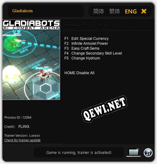 Gladiabots: ТРЕЙНЕР И ЧИТЫ (V1.0.95)