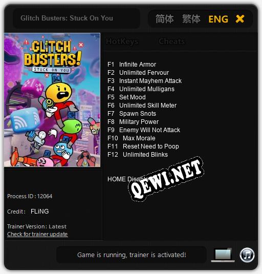 Glitch Busters: Stuck On You: ТРЕЙНЕР И ЧИТЫ (V1.0.46)