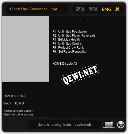 Global Ops: Commando Libya: Читы, Трейнер +6 [FLiNG]