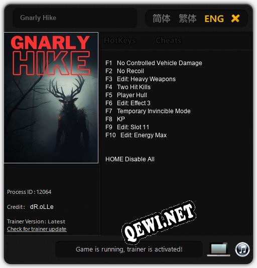 Gnarly Hike: Читы, Трейнер +10 [dR.oLLe]