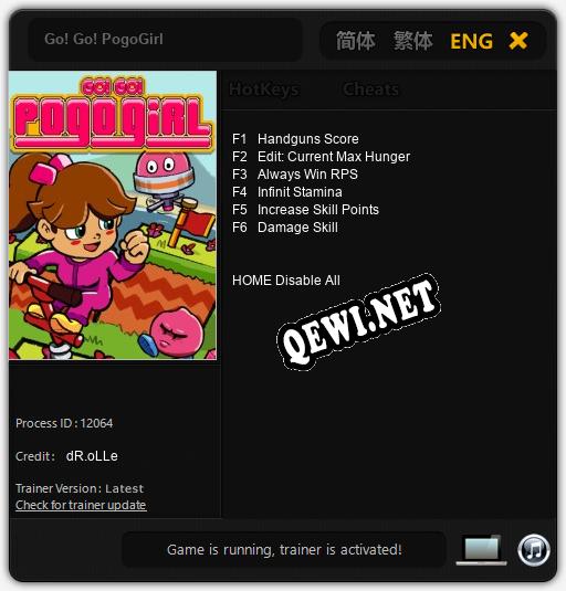Go! Go! PogoGirl: Трейнер +6 [v1.3]