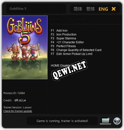 Трейнер для Gobliiins 5 [v1.0.4]