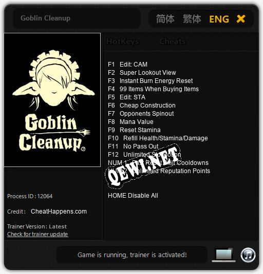 Goblin Cleanup: Читы, Трейнер +14 [CheatHappens.com]
