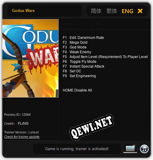 Godus Wars: Читы, Трейнер +9 [FLiNG]