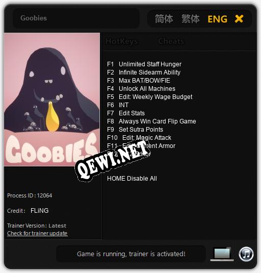 Goobies: Читы, Трейнер +12 [FLiNG]