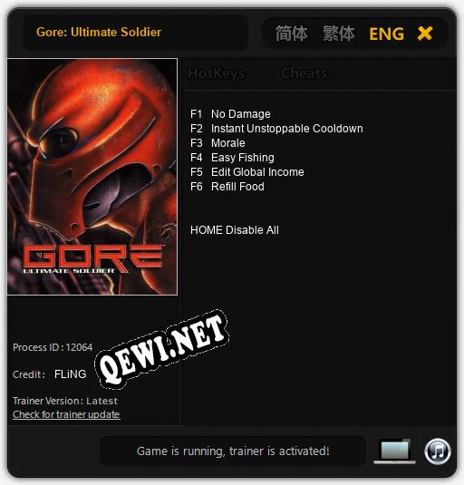 Gore: Ultimate Soldier: Читы, Трейнер +6 [FLiNG]