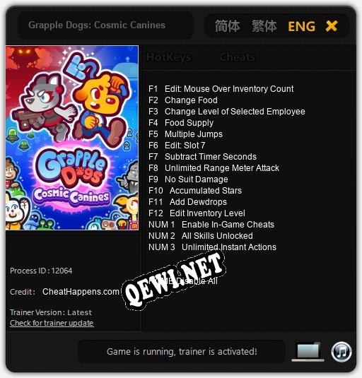 Grapple Dogs: Cosmic Canines: Трейнер +15 [v1.7]