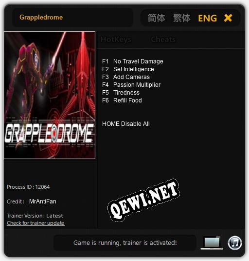Трейнер для Grappledrome [v1.0.4]