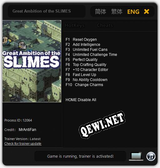 Great Ambition of the SLIMES: Трейнер +10 [v1.4]
