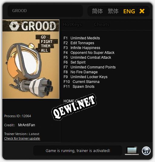 GROOD: ТРЕЙНЕР И ЧИТЫ (V1.0.49)