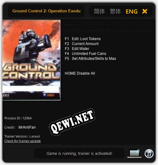 Ground Control 2: Operation Exodus: Трейнер +5 [v1.7]